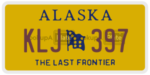 KLJ397 license plate in Alaska