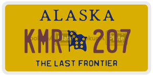 KMR207 license plate in Alaska