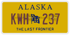 KWH237 license plate in Alaska