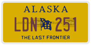 LDN251 license plate in Alaska