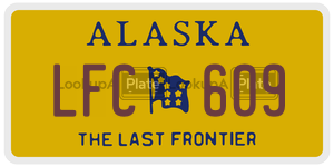 LFC609 license plate in Alaska