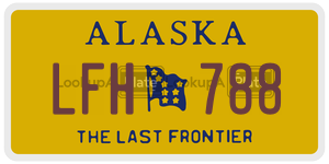LFH788  license plate in AK