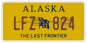 LFZ824 license plate in Alaska