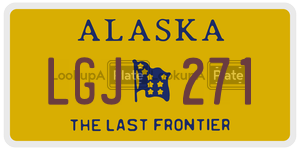 LGJ271 license plate in Alaska