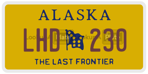 LHD230 license plate in Alaska