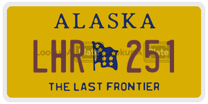 LHR251 license plate in Alaska