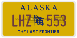 LHZ553 license plate in Alaska