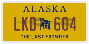 LKD604  license plate in AK