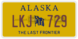 LKJ729 license plate in Alaska