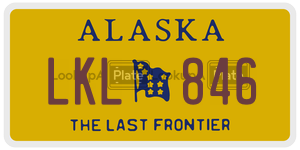 LKL846 license plate in Alaska