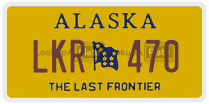LKR470 license plate in Alaska