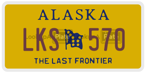 LKS570 license plate in Alaska