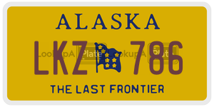 LKZ786  license plate in AK