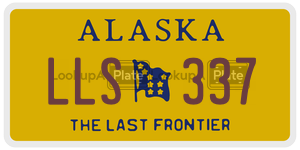 LLS337 license plate in Alaska