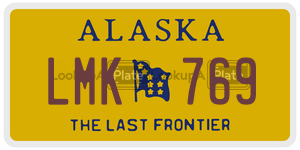 LMK769  license plate in AK