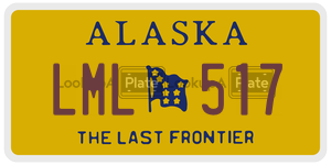 LML517  license plate in AK