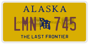LMN745 license plate in Alaska