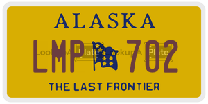 LMP702  license plate in AK