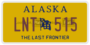 LNT515 license plate in Alaska