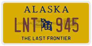 LNT945 license plate in Alaska