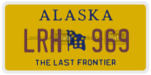LRH969  license plate in AK