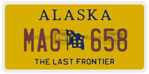 MAG658 license plate in Alaska