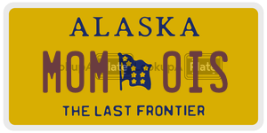 MOMOIS  license plate in AK
