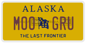 MOOGRU license plate in Alaska