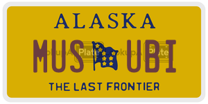 MUSUBI license plate in Alaska