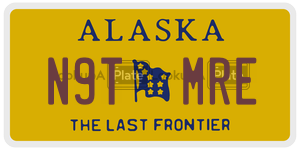 N9TMRE license plate in Alaska