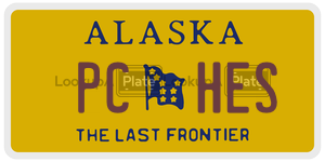 PCHES  license plate in AK