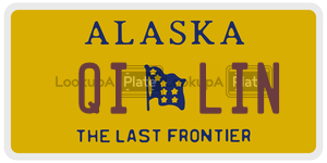 QILIN  license plate in AK