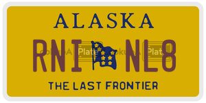 RNINL8  license plate in AK