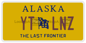 YTLNZ license plate in Alaska