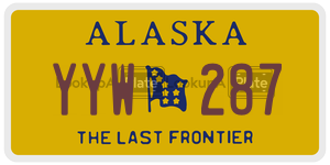 YYW287 license plate in Alaska