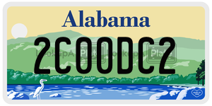 2C00DC2  license plate in AL