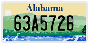 63A5726  license plate in AL