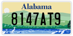 8147AT9  license plate in AL