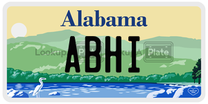 ABHI  license plate in AL