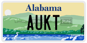 AUKT  license plate in AL