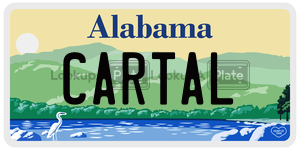 CARTAL  license plate in AL