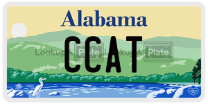 CCAT  license plate in AL