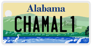 CHAMAL1  license plate in AL