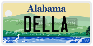 DELLA  license plate in AL