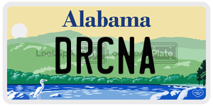 DRCNA  license plate in AL