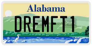 DREMFT1  license plate in AL