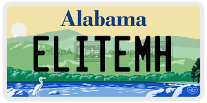 ELITEMH  license plate in AL