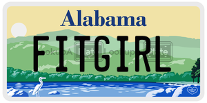 FITGIRL  license plate in AL