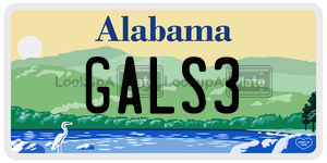 GALS3  license plate in AL