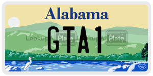 GTA1  license plate in AL